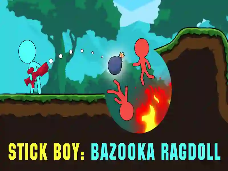 თამაში ჯოხი ბიჭი: Bazooka Ragdoll ონლაინ
