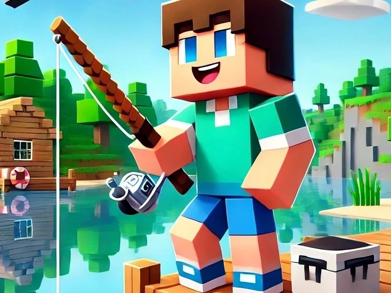 თამაში Noob გართობა თევზაობა ონლაინ