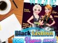 თამაში შავი მოდა Vogue-ის ყდისთვის ონლაინ