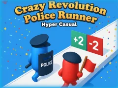 თამაში Crazy Revolution Police Runner: Hyper Casual ონლაინ