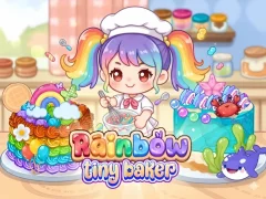 თამაში Rainbow Tiny Baker ონლაინ