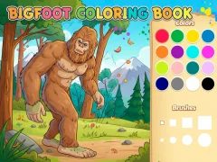 თამაში Bigfoot Coloring Book ონლაინ