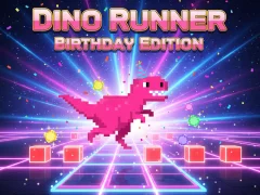 თამაში Dino Runner დაბადების დღე გამოცემა ონლაინ