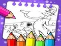 თამაში საბავშვო გაფორმების წიგნი კატა ქუდში ონლაინ
