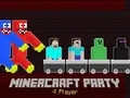 თამაში MinerCraft პარტია 4 მოთამაშისთვის ონლაინ