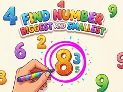თამაში Find Number Biggest and Smallest ონლაინ