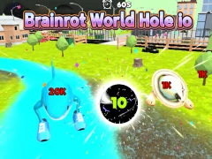 თამაში Brainrot World Hole io ონლაინ