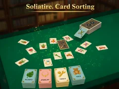 თამაში Solitaire დახარისხება ონლაინ