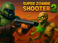 თამაში სუპერ Zombie Shooter 2 ონლაინ