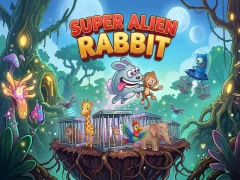 თამაში Super Alien Rabbit ონლაინ