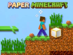 თამაში ქაღალდის Minecraft ონლაინ