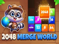თამაში 2048 Merge World ონლაინ