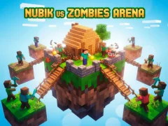 თამაში Nubik Vs Zombies Arena ონლაინ