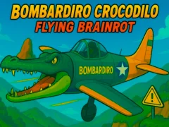 თამაში Bombardiro Crocodilo მფრინავი Brainrot ონლაინ