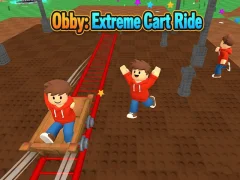 თამაში Obby: Extreme Cart Ride ონლაინ