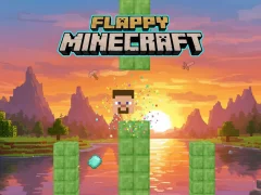 თამაში Flappy Minecraft ონლაინ