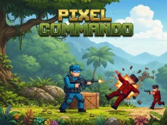 თამაში Pixel Commando ონლაინ