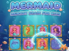 თამაში Mermaid მეხსიერება ტვინი ბავშვებისთვის ონლაინ