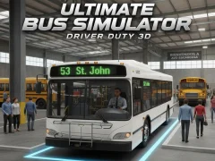 თამაში Ultimate Bus Simulator Driver Duty 3D ონლაინ