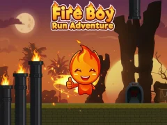 თამაში Fire Boy Run Adventure ონლაინ