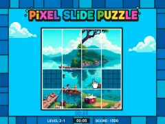 თამაში Pixel Slide Puzzle ონლაინ