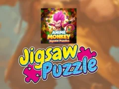 თამაში Anime Monkey Jigsaw Puzzles ონლაინ თამაში Anime Monkey Jigsaw Puzzles ონლაინ