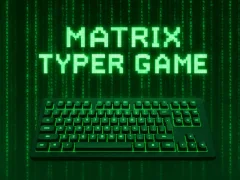 თამაში Matrix Typer ონლაინ თამაში Matrix Typer ონლაინ