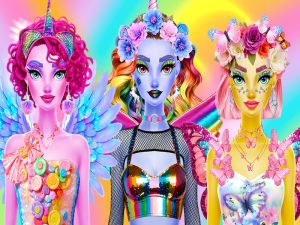 თამაში Dazzling Divas მაკიაჟი ონლაინ