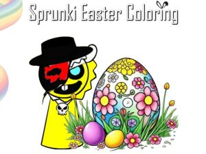 თამაში Sprunki სააღდგომო შეღებვა ონლაინ