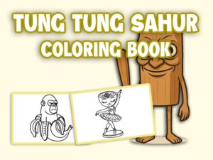 თამაში Tung Tung Sahur საღებარი წიგნი ონლაინ