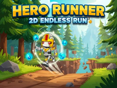 თამაში Hero Runner 2D Endless Run ონლაინ