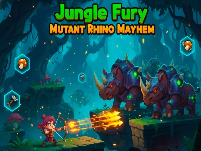 თამაში Jungle Fury Mutant Rhino Mayhem ონლაინ