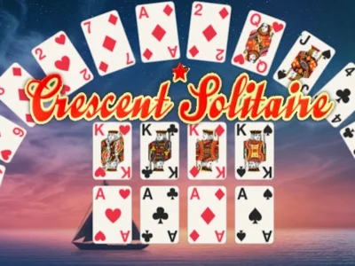 თამაში ნახევარმთვარის Solitaire ონლაინ