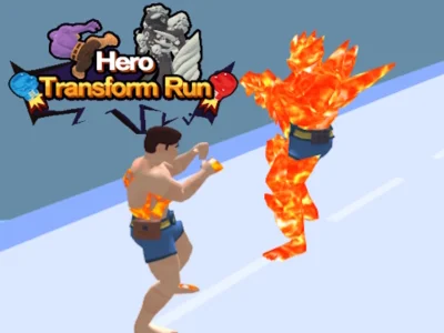 თამაში Hero Transform Run ონლაინ