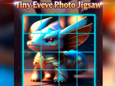 თამაში Tiny Eevee ფოტო Jigsaw ონლაინ