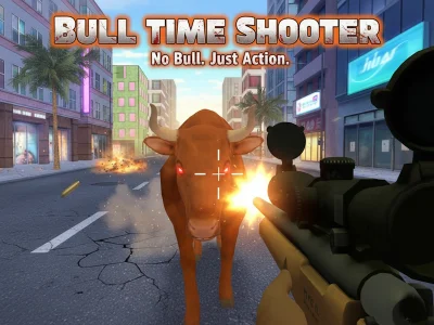 თამაში Bull Time Shooter ონლაინ