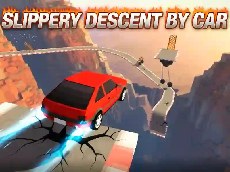 თამაში Slippery Descent მანქანით ონლაინ