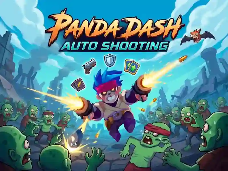 თამაში Panda Dash Auto Shooting ონლაინ