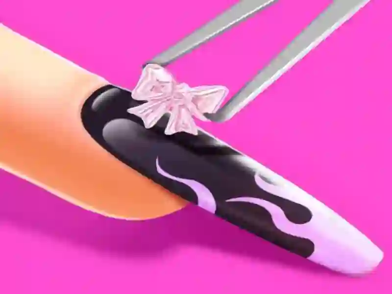 თამაში 3D აკრილის ფრჩხილი: ფრჩხილის ხელოვნების თამაში ონლაინ