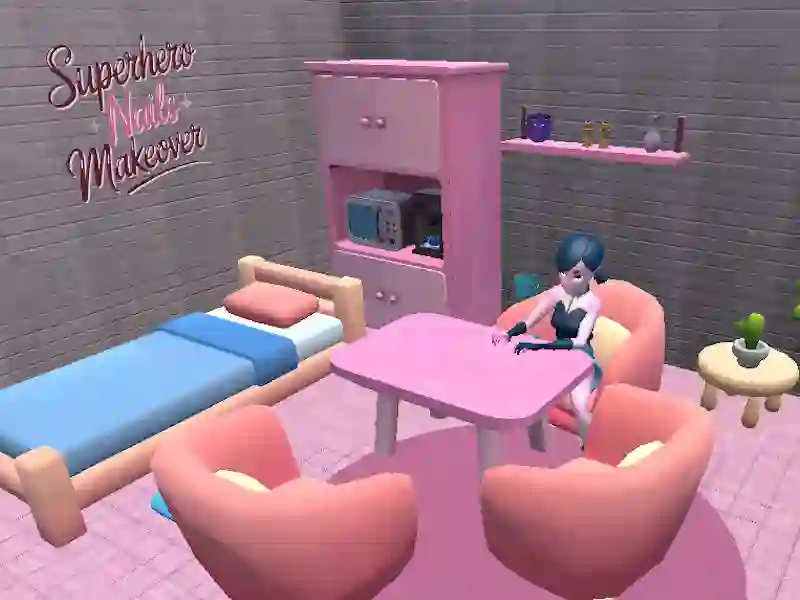 თამაში Superhero Nails Makeover ონლაინ