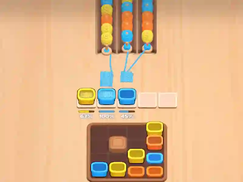 თამაში ფერის ძაფების დალაგება ონლაინ