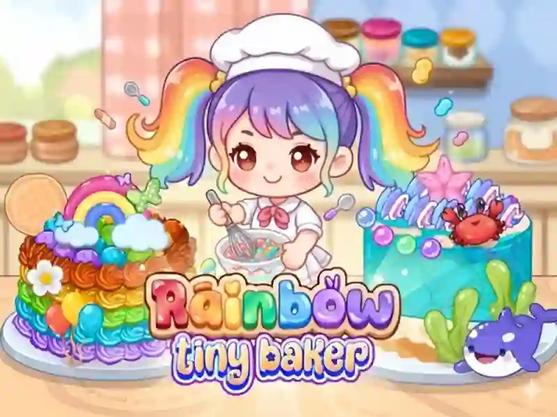 თამაში Rainbow Tiny Baker ონლაინ