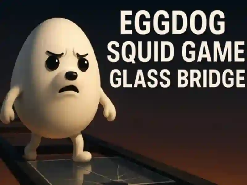 თამაში Eggdog Squid Game Glass Bridge ონლაინ