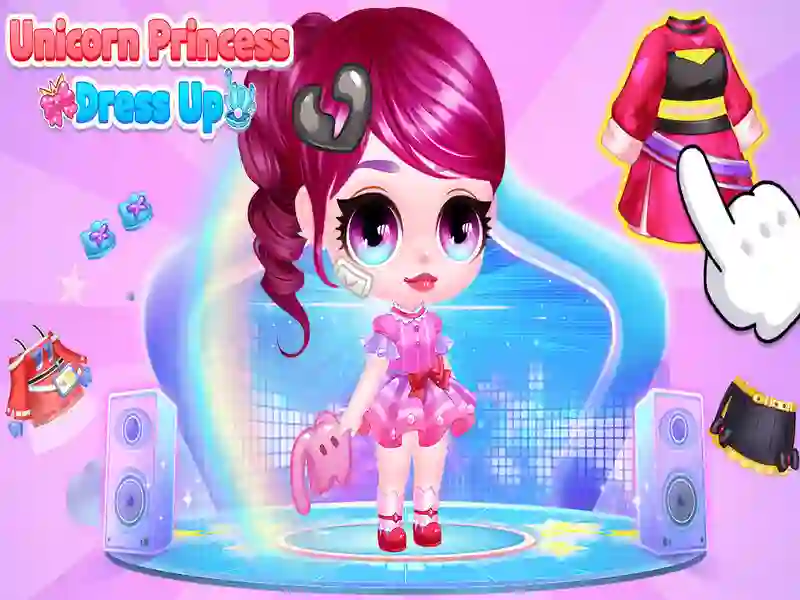 თამაში Unicorn Princess Dress Up ონლაინ