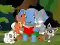 თამაში Cute ცხოველები მეხსიერება ონლაინ