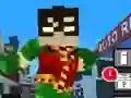 თამაში Teen Titans Go: Minecraft უმცროსი სარბოლო 3D ონლაინ