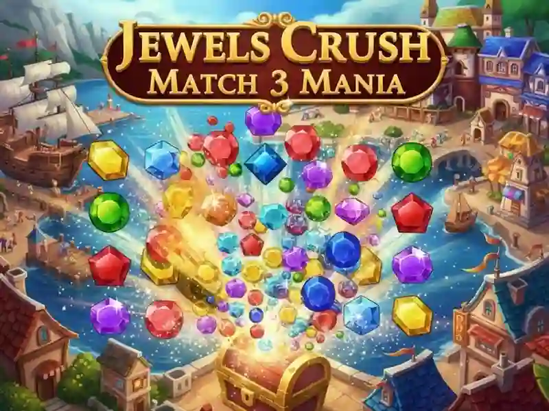 თამაში Jewels Crush Match 3 მანია ონლაინ