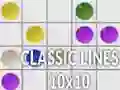 თამაში კლასიკური ხაზები 10x10 ონლაინ