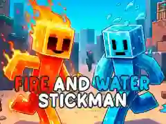 თამაში ხანძარი და წყალი Stickman ონლაინ