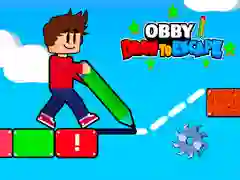 თამაში Obby დახატეთ რომ ისEscape ონლაინ